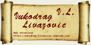 Vukodrag Livazović vizit kartica
